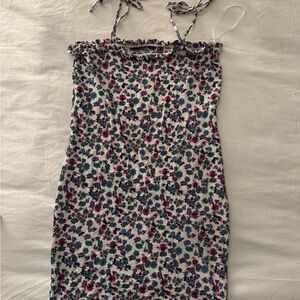 Floral Spaghetti Strap Dress